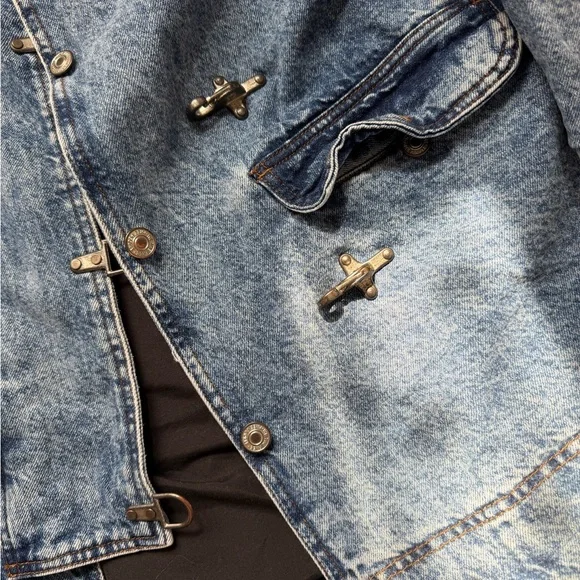 Free People Denim Barn Coat - Picture 4 of 6